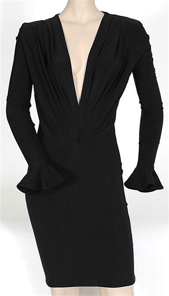 Mariah Carey "Watch What Happens Live" TV Show Worn Custom Black Dress