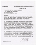The Doors Signed & Initialed 1968 Elektra Records Contract Amendment Letter