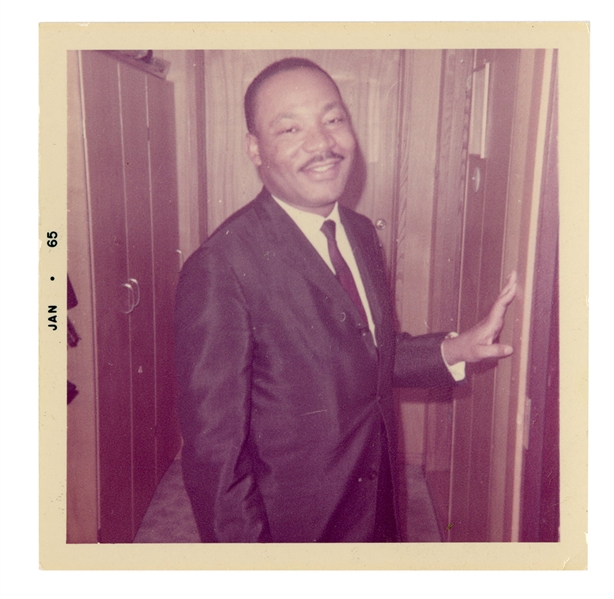Dr. Martin Luther King Historic Original 1965 Snapshot Photograph