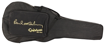 Paul McCartney Signed And Played Ed Sullivan Show Epiphone 1964 Texan Limited Edition Guitar