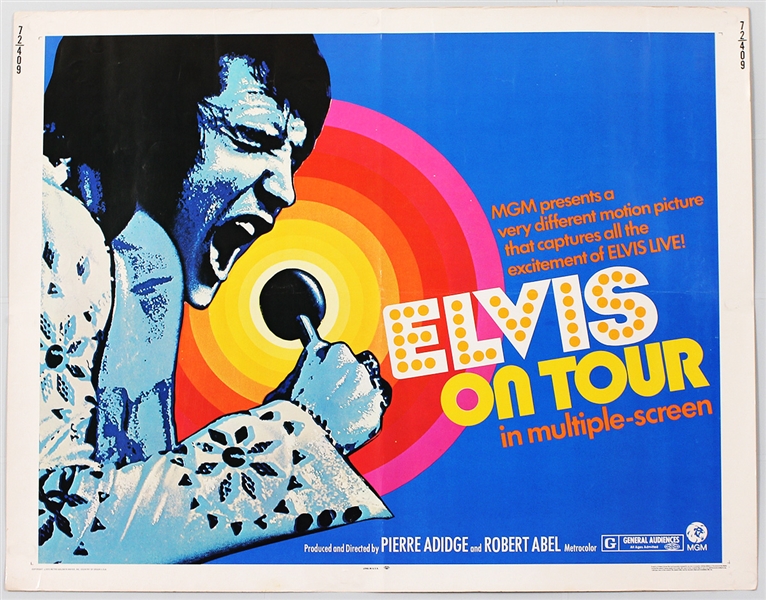 Elvis Presley "Elvis On Tour" Original Movie Poster