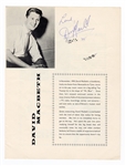 Beatles Signed Original 1963 Beatles and Roy Orbison U.K. Concert Tour Program with Frank Caiazzo LOA.