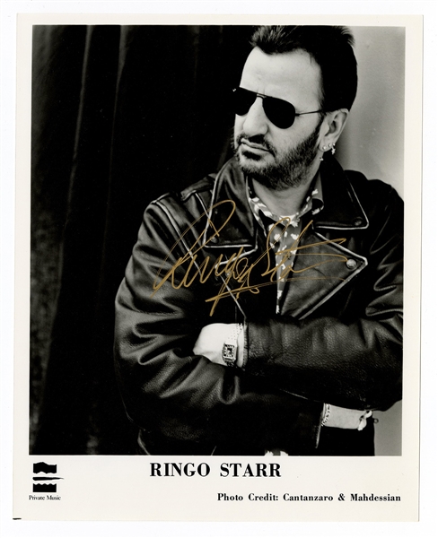 Ringo Starr Signed Original Promotional Photograph