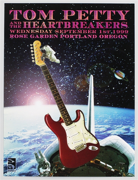 Tom Petty and The Heartbreakers Original 1999 Concert Poster