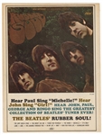 Beatles "Rubber Soul" Original Capitol Records Magazine Advertisement