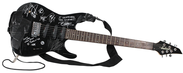 Evanescence  "Going Under" Music Video Used and Signed Guitar 