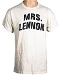 John Lennons Personally Owned "Mrs. Lennon" T-Shirt