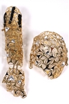 Madonna Harper's Bazaar Magazine Worn Golden Queen Custom Iron Gold Glove and Shoulder Cover