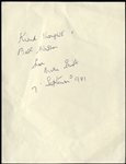 John Lennon’s Hand Annotated Personal Polaroid Photograph Of His Son Sean