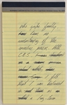 George Michael Handwritten Notes Regarding His 1992 Legal Case Against Sony