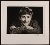 John Lennon Original Vintage Dezo Hoffman Signed 16 x 20 Photograph