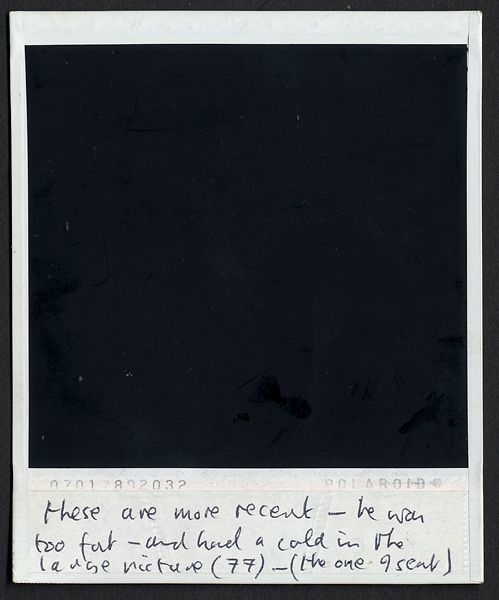John Lennon’s Hand Annotated Personal Polaroid Photograph Of His Son Sean