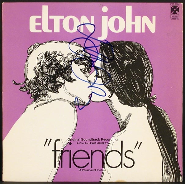 Elton John Signed "Friends" Album