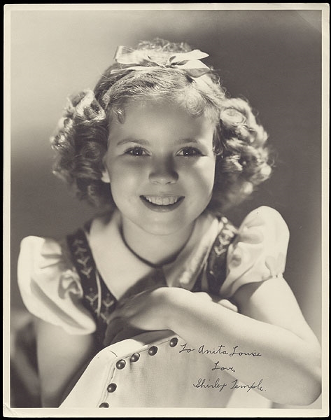 Shirley Temple Signed & Inscribed Original 11x14 Photograph