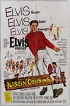 Elvis Presley 27 x 41 Original "Kissin Cousins" Movie Poster