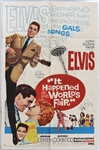 Elvis Presley 27 x 41 Original "It Happened at the Worlds Fair" Movie Poster
