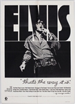 Elvis Presley 24 x 33 Original "Thats The Way It Is" Movie Poster