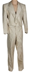 James Brown Stage Worn Custom Off-White Tuxedo