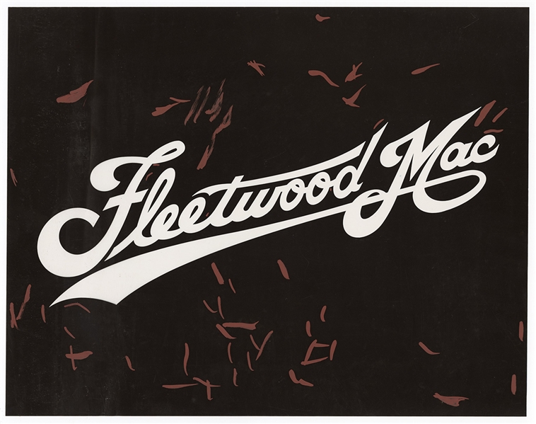 Fleetwood Mac Original Larry Vigon Logo Artwork from Vigons Personal Collection
