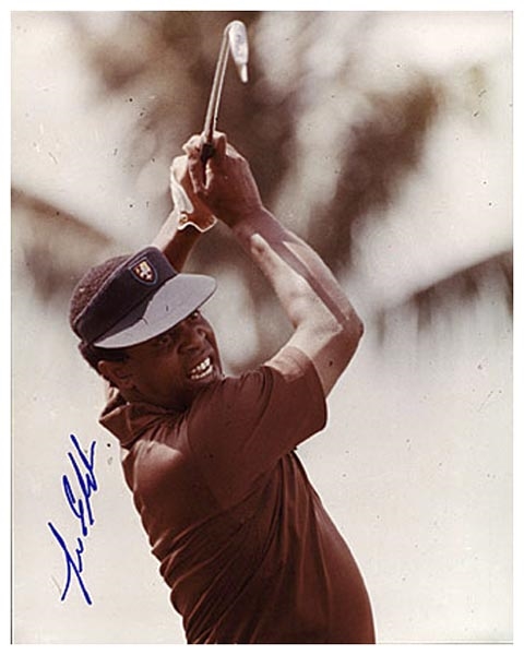Lee Elder Signed Photograph