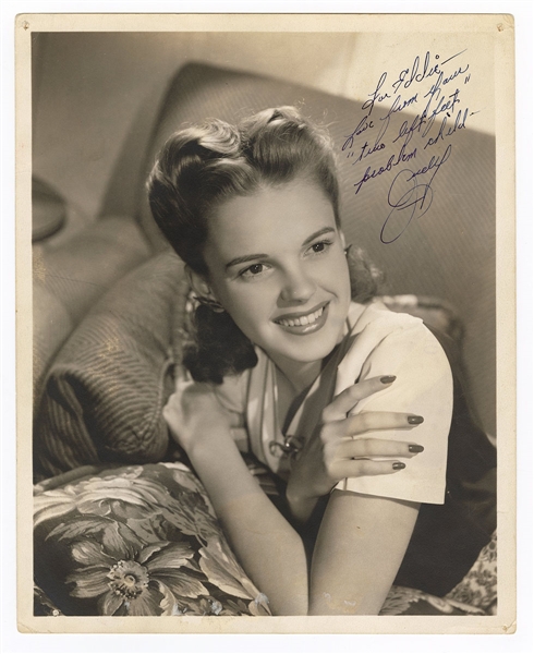 Judy Garland Signed Photograph JSA LOA 