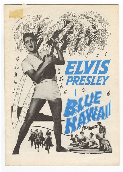 Elvis Presley "Blue Hawaii" Original Promotional Movie Flyer