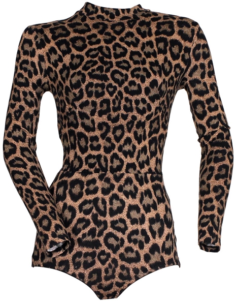 Rihanna "Rated R" Music Video Photo Shoot Worn Agent Provocateur Leopard Print Bodysuit