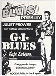 Elvis Presley Original Danish G.I. Blues Movie Poster