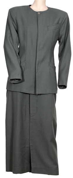 Cher "Suspect" Screen Worn Grey Wool Two-Piece Suit