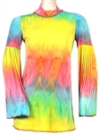 Miley Cyrus The Voice Worn Rainbow Top 