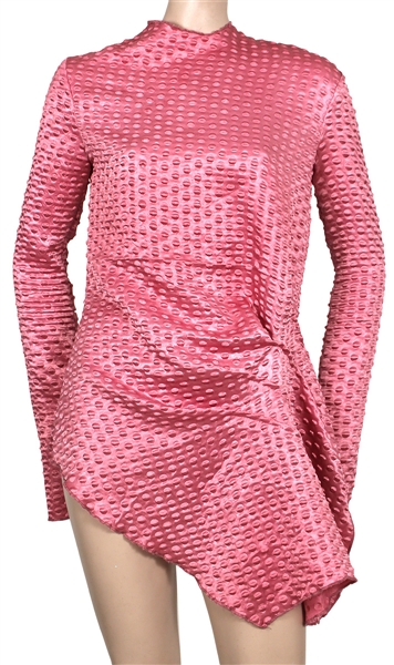 Dua Lupa Worn Celia Valverde Short Pink Mini Dress