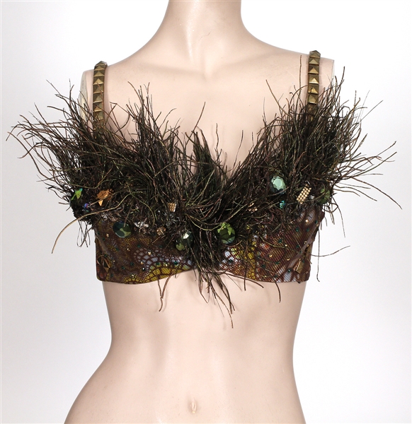 En Vogue Cindy Herron "Rocket" Music Video Worn Custom Feather Embellished Bra Top