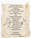 Motley Crue Vince Neil Signed Set List