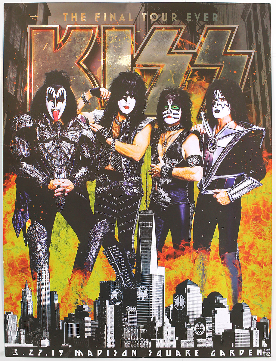 Lot Detail KISS Limited Edition (349/350) Madison Square Garden Final