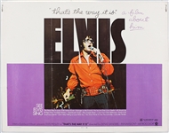 Elvis Presley That's The Way It Is Original Half-Sheet Movie Poster