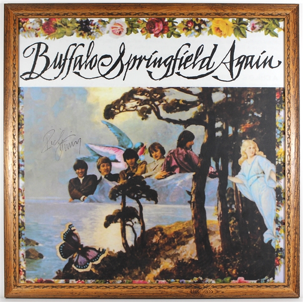 Buffalo Springfield "Again" Original Over-Sized Album Cover Promotional Poster Signed by Richie Furay