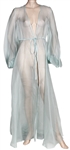 Rihanna Needed Me Music Video Worn Blue Silk Organza Dressing Gown