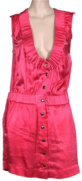 Lindsay Lohan Worn Diabless Hot Pink Romper