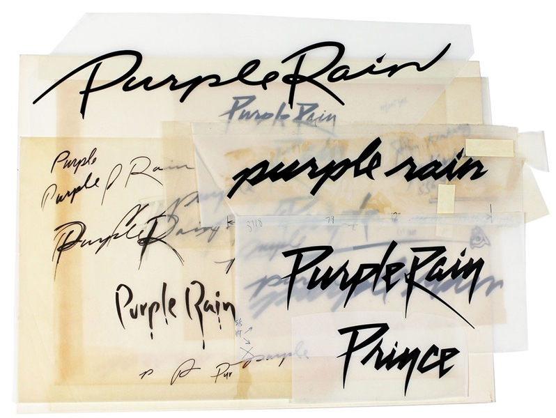 Prince “Purple Rain” Original Iconic Album Cover Artwork from the Personal Collection of Jay Vigon