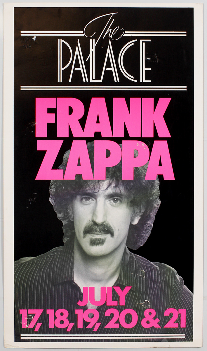 frank zappa 1984 tour