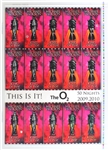 Michael Jackson "This Is It" Rare Original Uncut Hologram Ticket Sheets (2)