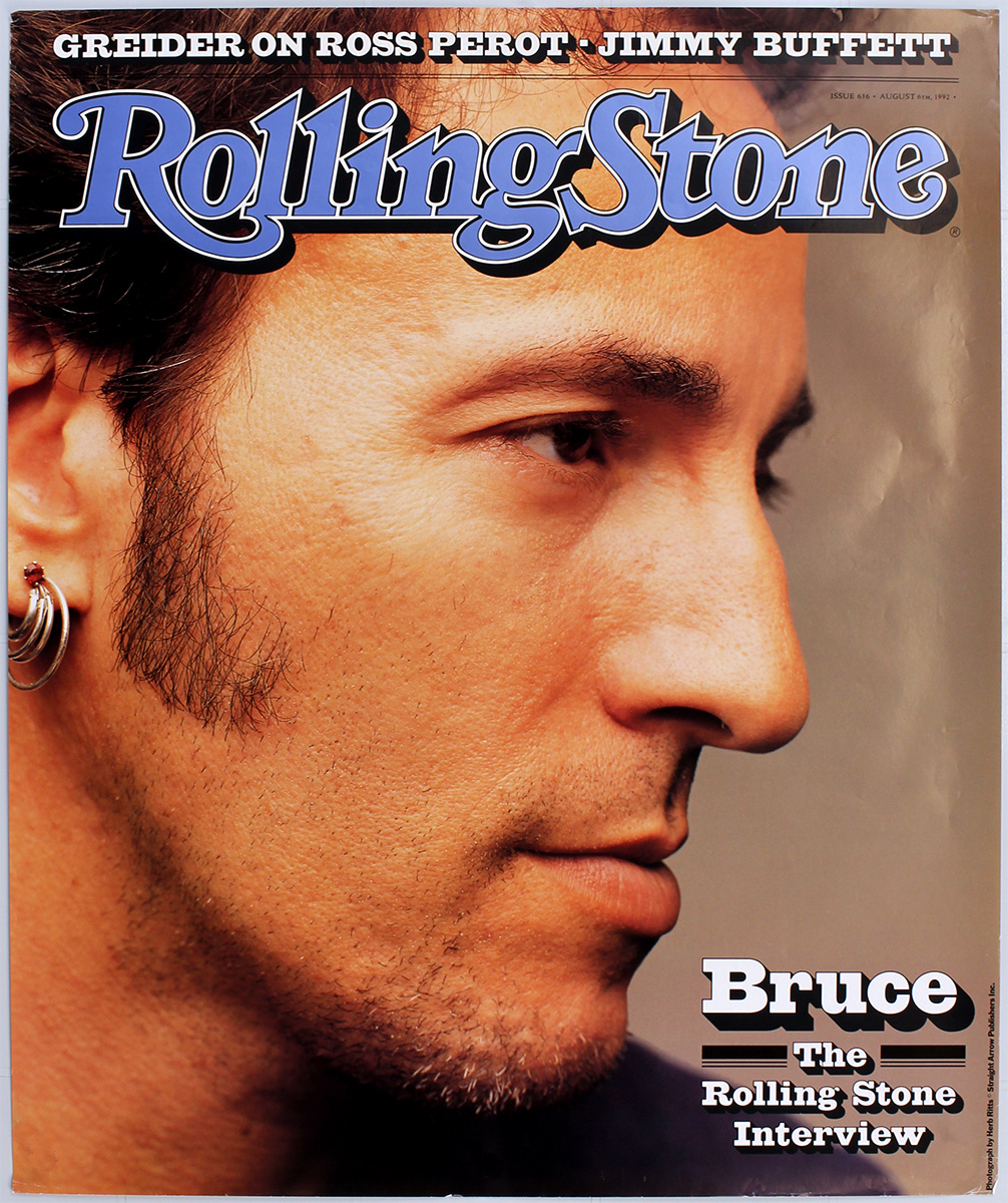 Bruce Springsteen Original Rolling Stone Magazine Cover Poster.