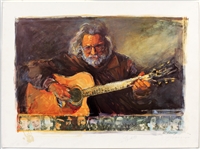 Grateful Dead Jerry Garcia Original Joseph DiVincenzo Signed Limited Edition Serigraph