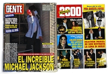 Michael Jackson Personally Owned  Gente and Novella 2000 Magazines