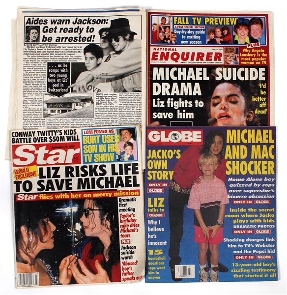 Lot Detail - Michael Jackson Personally Owned Collection of Magazines ...