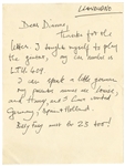 Beatles George Harrison Handwritten Letter to a Fan Authenticated by Frank Caiazzo