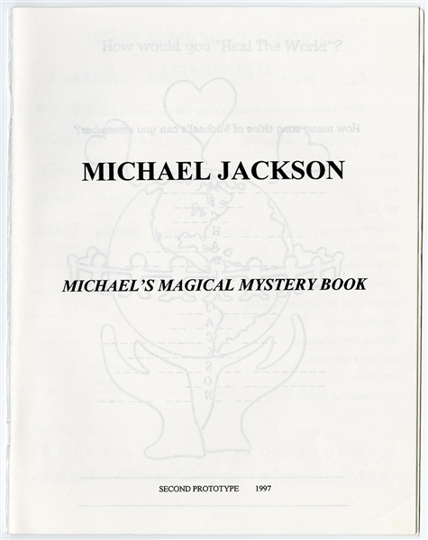 Michael Jackson Personally Owned Prototype For His "Michaels Magical Mystery Book" Childrens Book