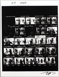 Stevie Nicks Original Neal Preston Signed Over-Sized Giclée Contact Sheet Print