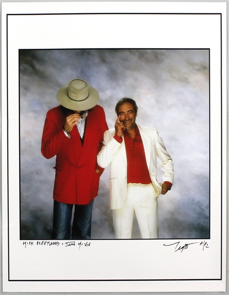 Mick Fleetwood & John McVie Original Neal Preston Signed Oversized Giclée Artists Print