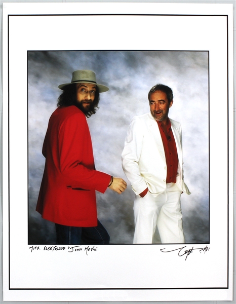 Mick Fleetwood & John McVie Original Neal Preston Signed Over-Sized Giclée Artists Print